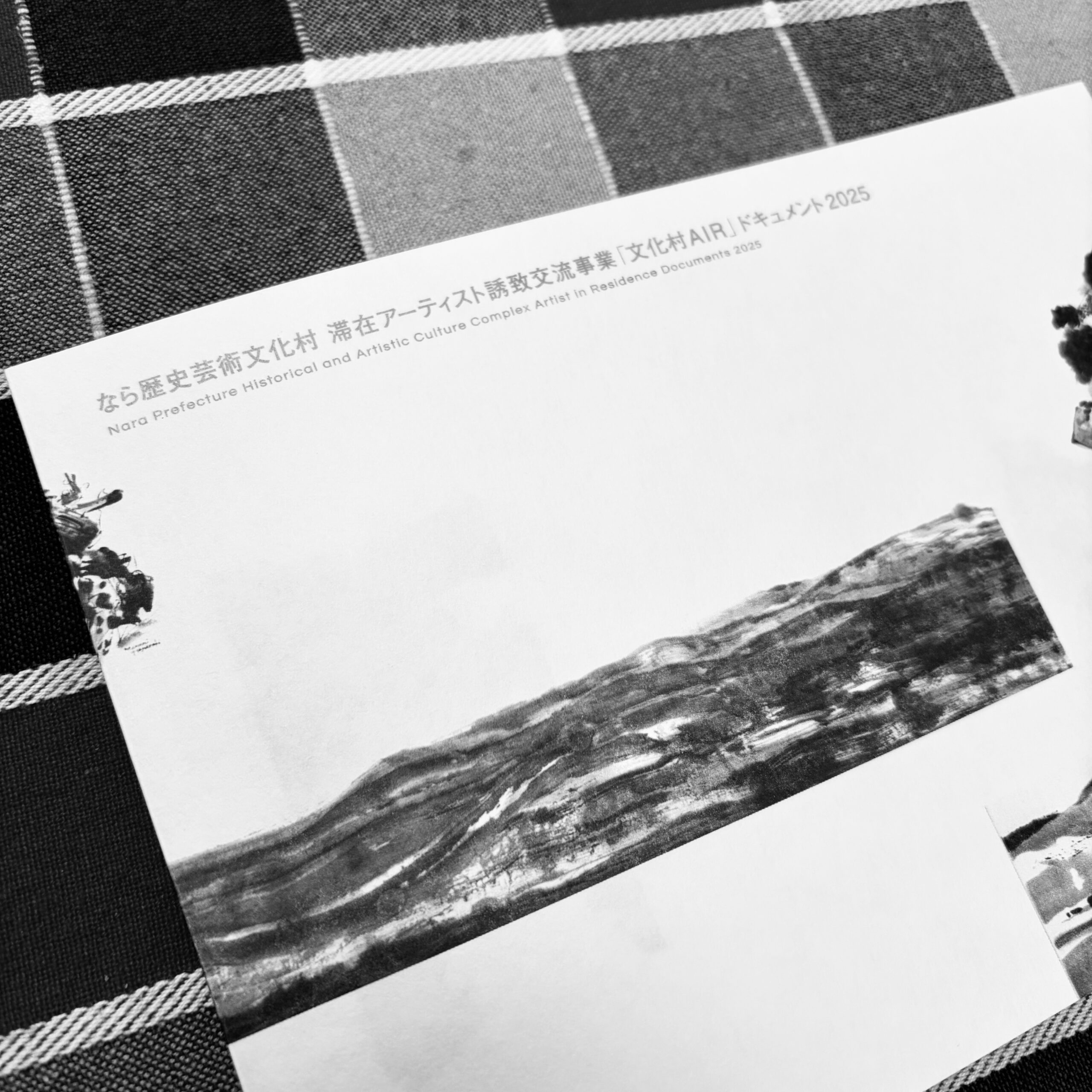 なら歴史芸術文化村 アーティスト・イン・レジデンス事業の記録冊子に寄稿しました